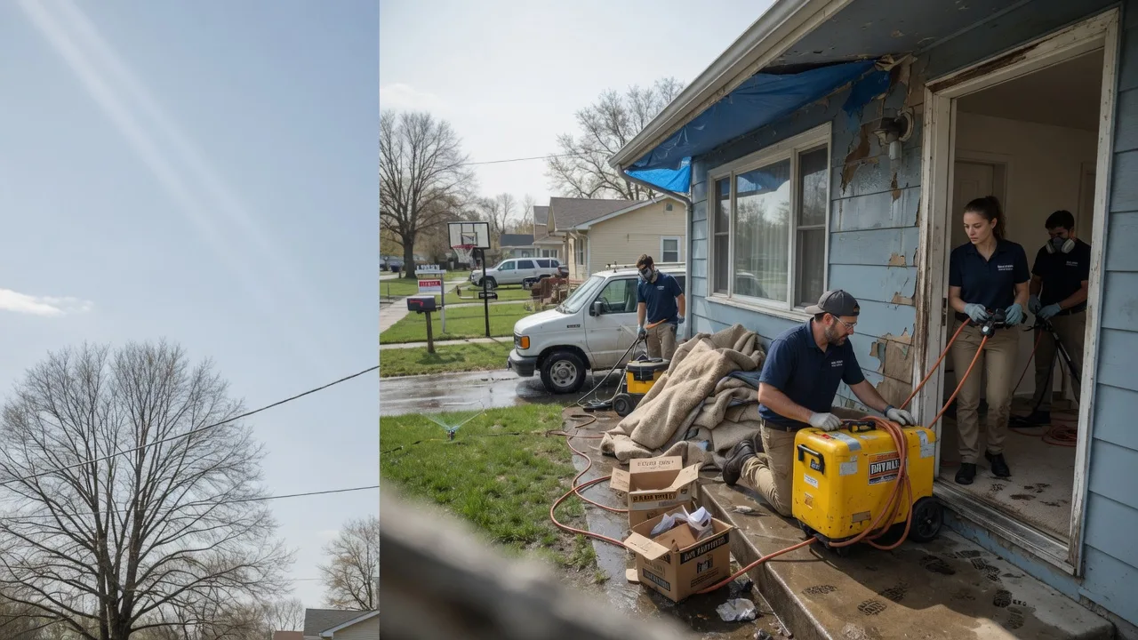 Basement Flood Cleanup in Sawyer, ND near me